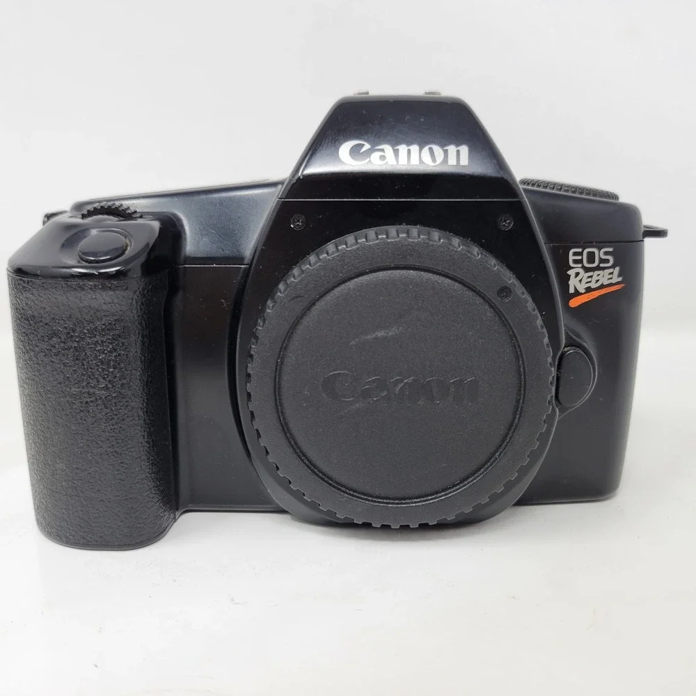 Canon EOS Rebel 35mm SLR Film Camera Body Only Black Made in Japan